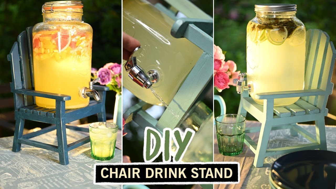 DIY Mini Adirondack Stands and Best Summer Drinks Recipes/ What Wood You Make Challenge