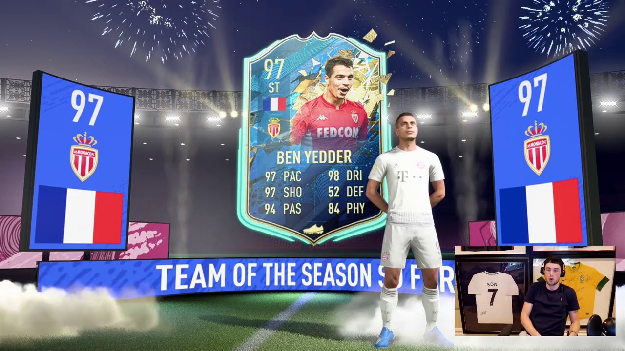what packing Ben Yedder TOTS on FIFA 20 looks like...