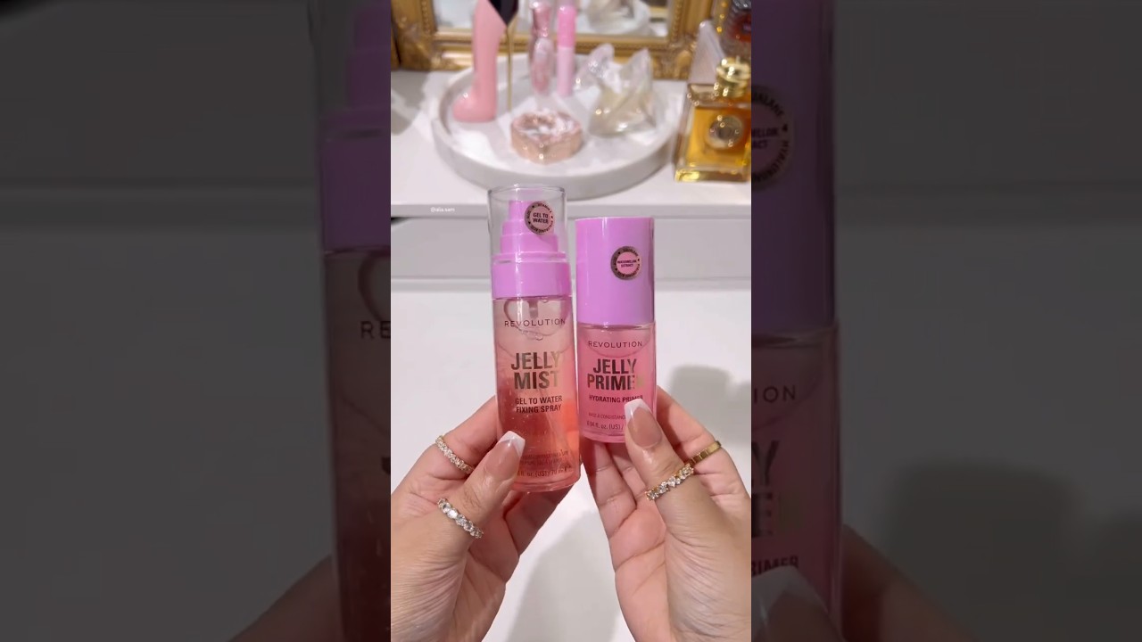 Dewy Delight: Revolution Jelly Juice Primer & Spray for Glowing Skin  ❤🌺🤩#ytshorts #subscribe🔔