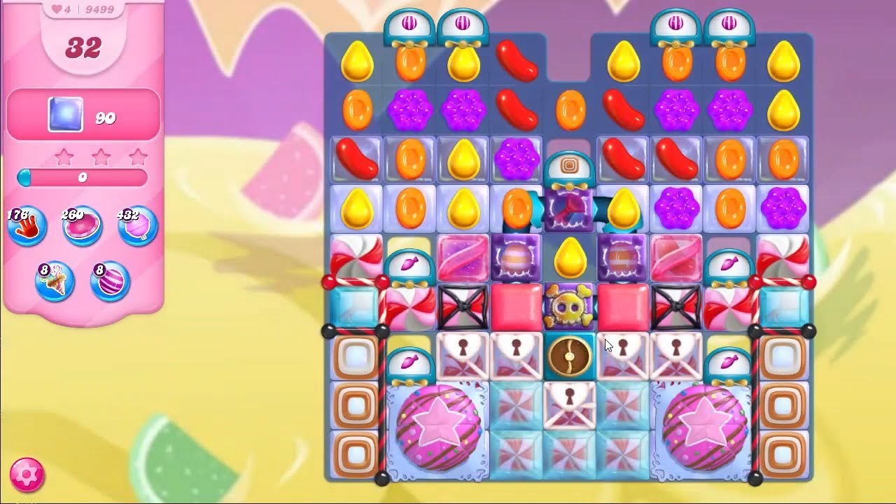 Candy Crush Saga Level 9499 NO BOOSTERS