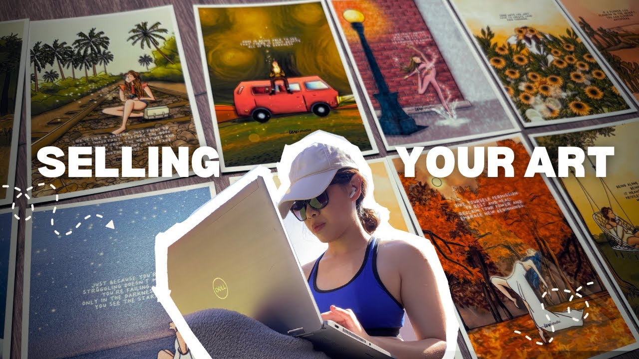 How I Started Selling My Digital Art Prints (Step-by-Step for Beginners!) 🎨💻