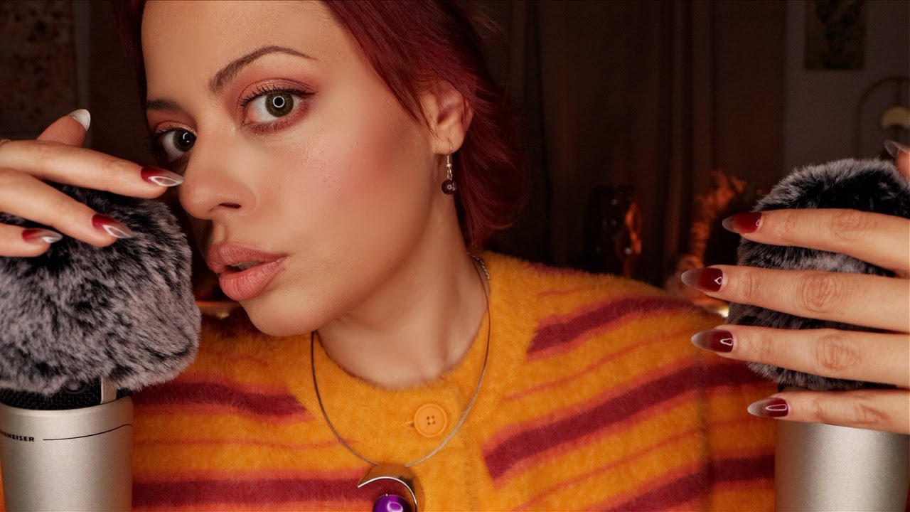ASMR| DEEP WHISPERS Ear to Ear to Intently Put You to SLEEP (Close Fluffy Mic Whispers)