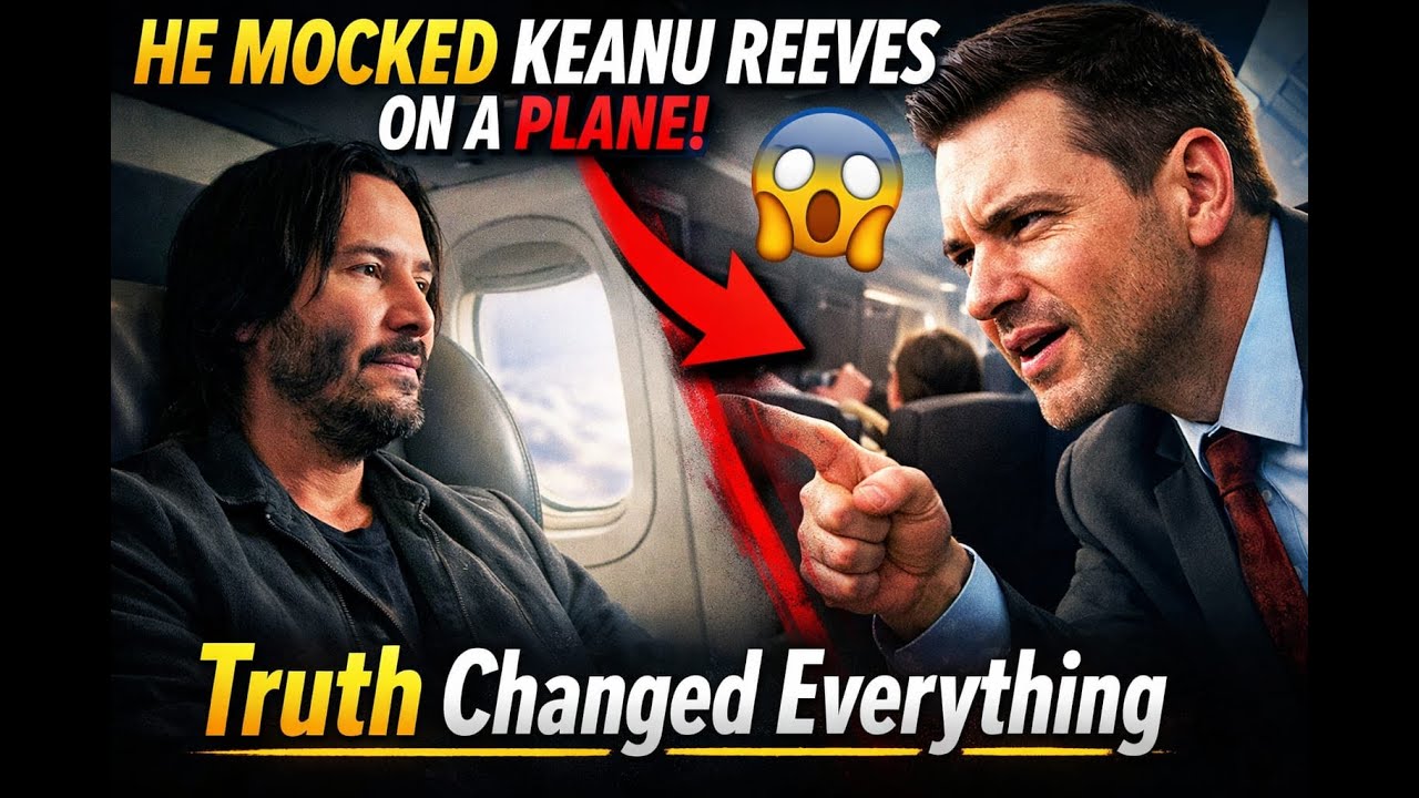 He Mocked Keanu Reeves on a Plane — You Won’t Believe What Happened Next! ✅