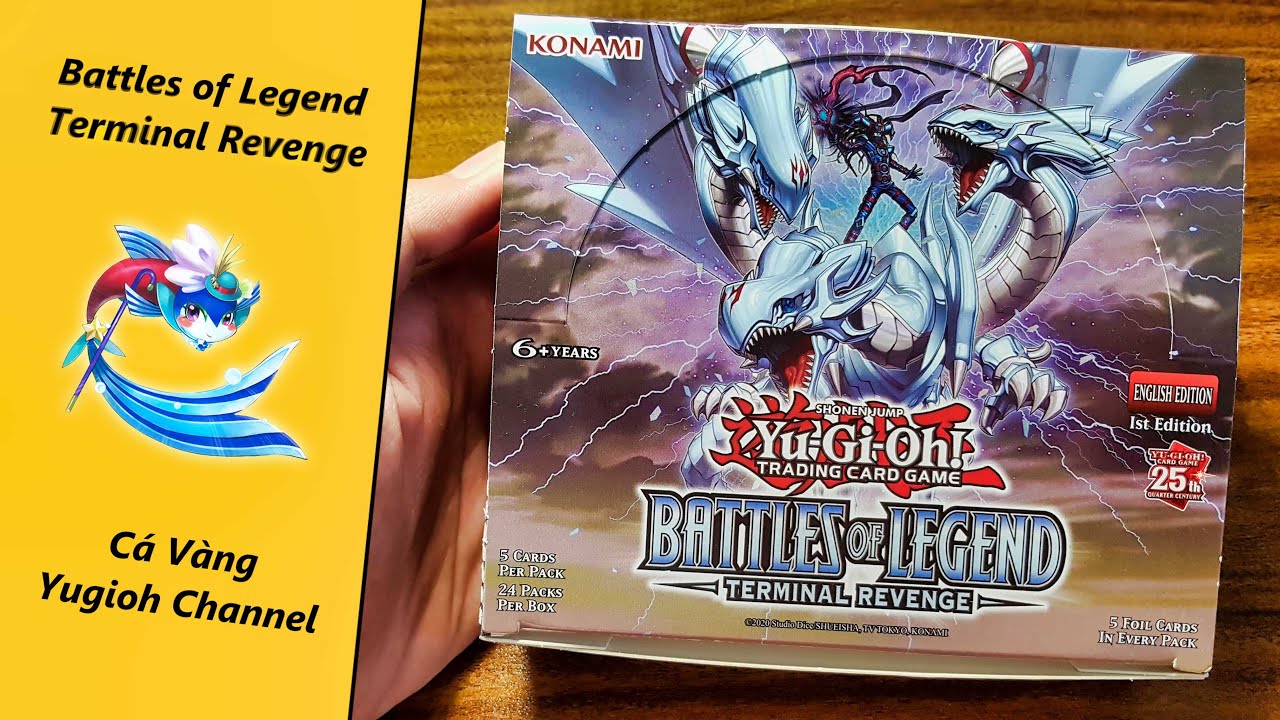 MỞ HỘP BÀI 「Battles of Legend: Terminal Revenge」 Cá Vàng Yugioh Channel