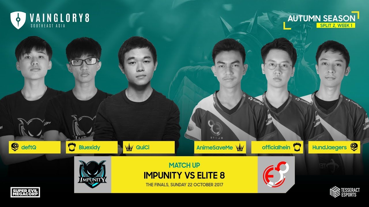Impunity vs Elite 8 Finals SEA Vainglory 8 Autumn Season S2W1