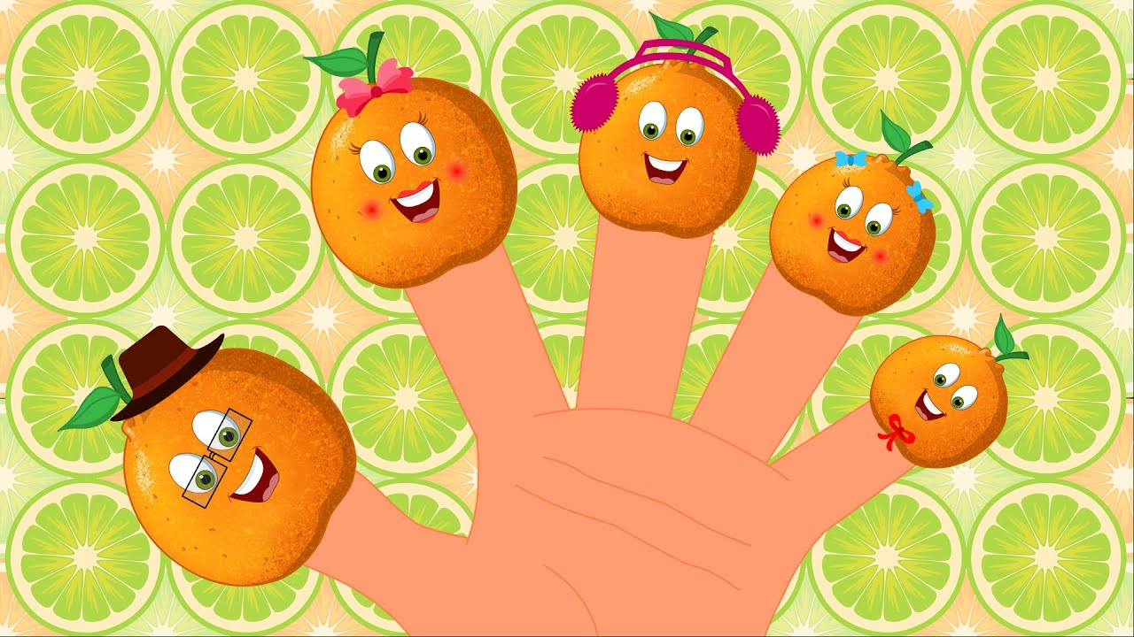 Finger Family | Orange Finger Family | Kindergarten Nursery Rhymes For Toddlers | Kids Tv Shows