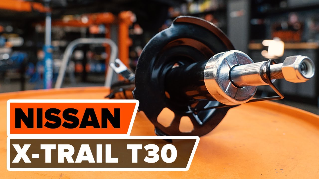 How to change front shock absorbers NISSAN X-TRAIL T30 TUTORIAL | AUTODOC