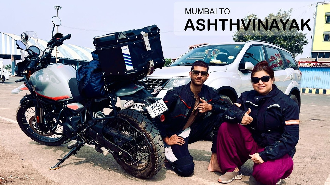 ASHTHVINAYAK RIDE BEGINS | EP-01 MUMBAI TO PUNE | 1 RE HIMALAYAN 450 1 MAHINDRA XUV 500