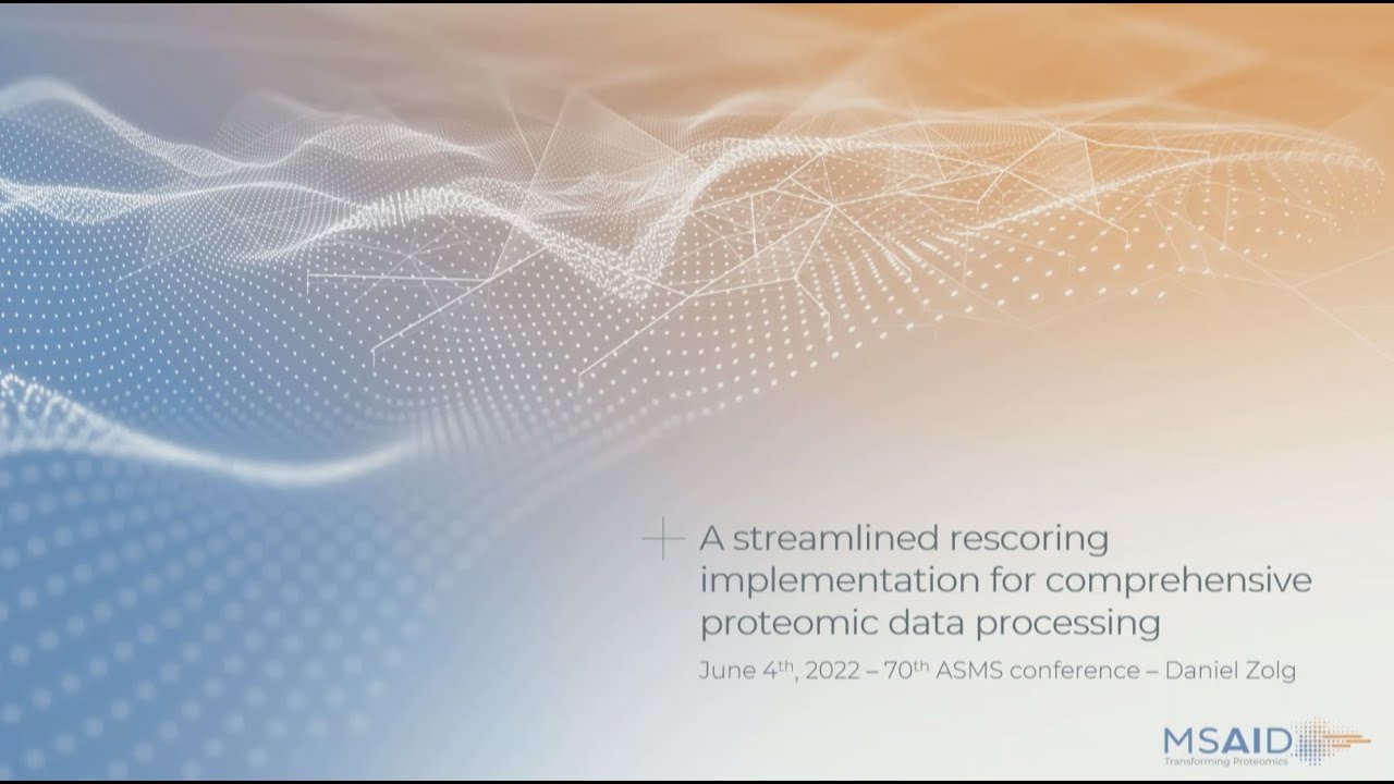 INFERYS Rescoring and CHIMERYS for comprehensive proteomic data processing - ASMS 2022