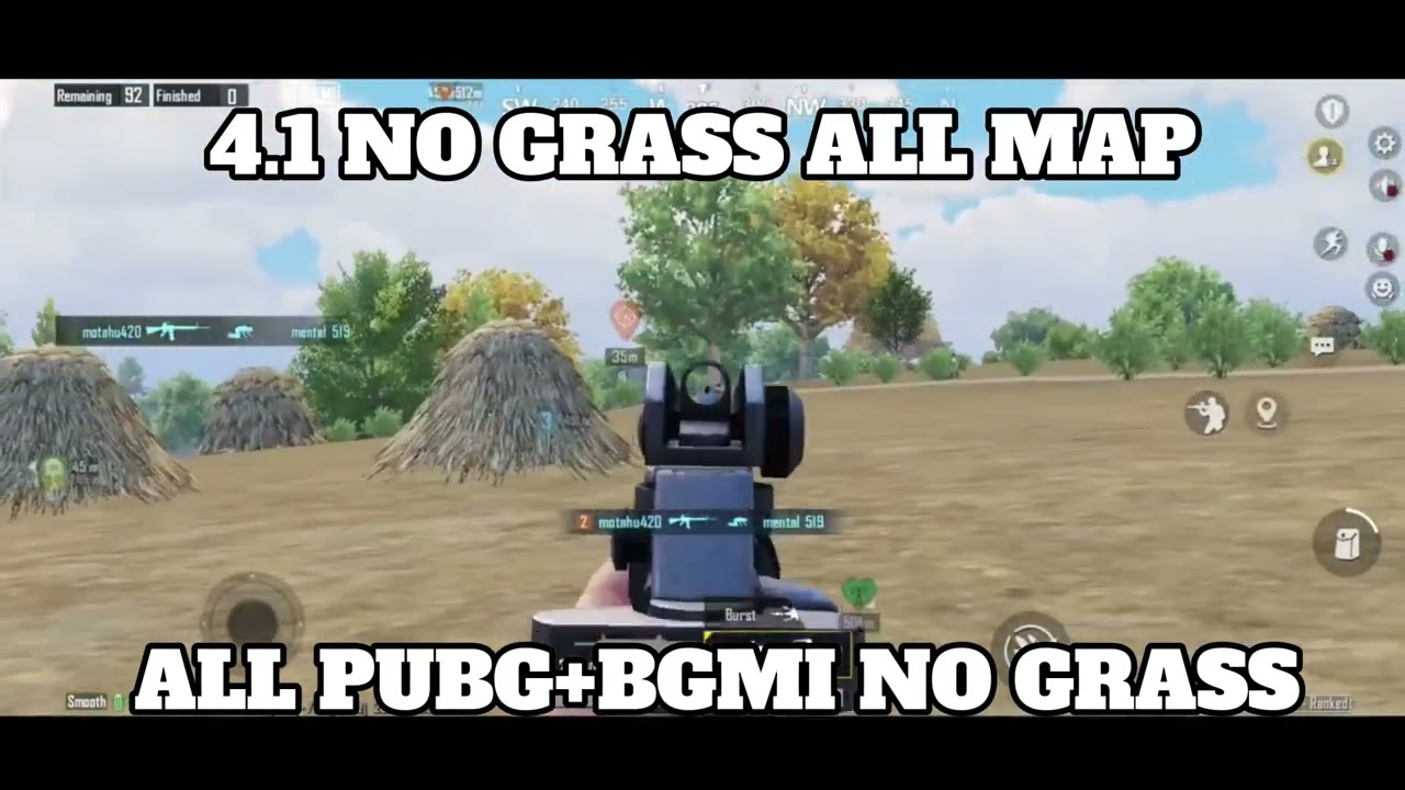 ALL PUBG 4.1 NO GRASS CONFIG FILE  | NO GRASS BGMI 4.1 | BGMI 4.1 NO GRASS [100% Safe No Ban]