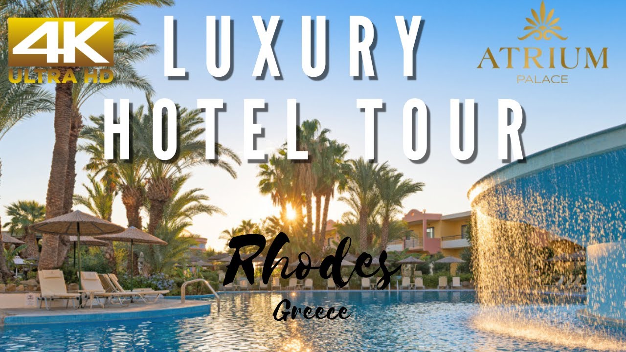 Rhodes Hotel Tour - Atrium Palace Thalasso Spa Resort 5 Star Luxury Holiday | in 4K Ultra HD | ρόδος