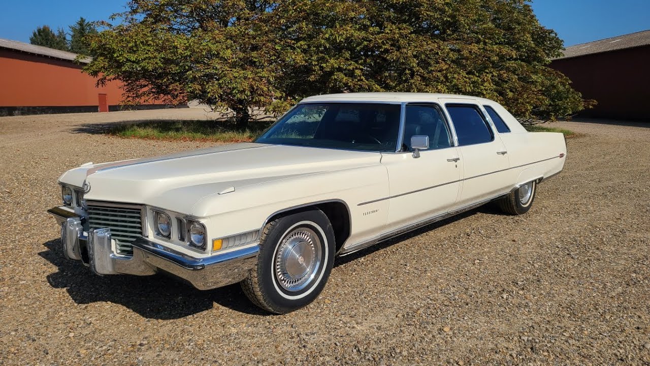 1972 Cadillac Fleetwood 75, 9 passenger limousine   For Sale in DENMARK