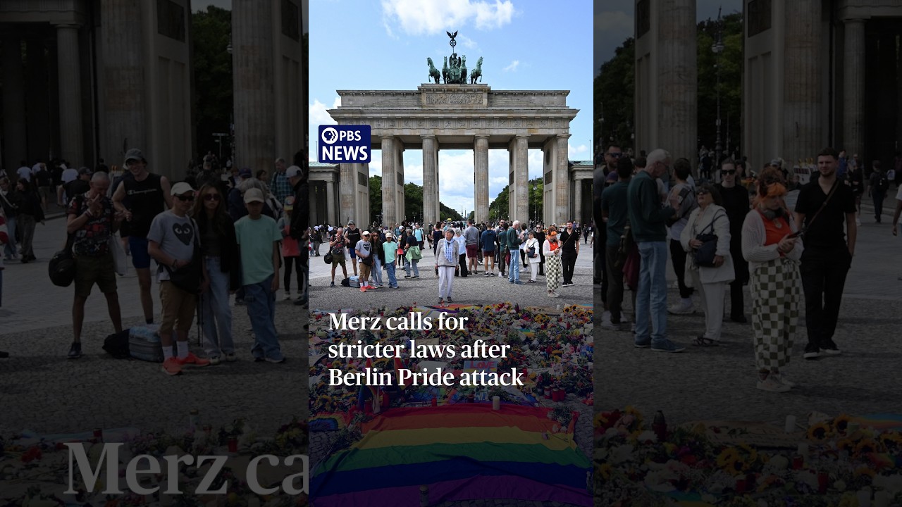 WATCH: Merz calls for stricter laws after Berlin Pride Attack