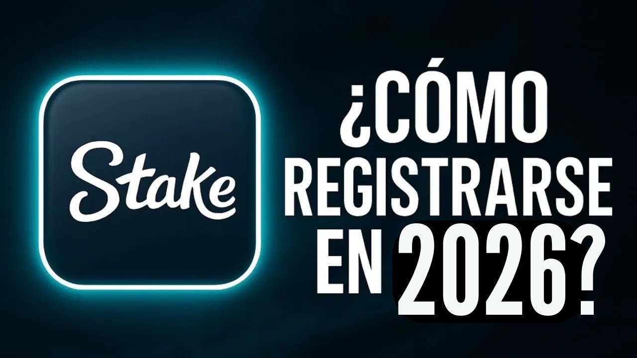 Cómo REGISTRARSE en STAKE PASO a PASO en 2026 | La Mejor APP de APUESTAS ONLINE (Guía Completa)