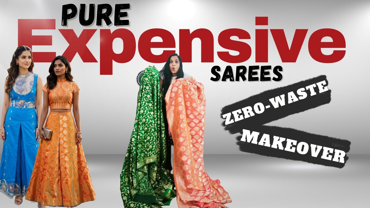 From Heirloom Zari Sarees to Chic Designer Outfits | Singapore Client Makeover | Upcycling Magic