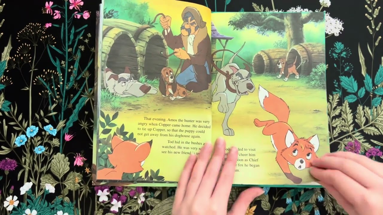 Книга сказок Уолта Диснея «Лис и Пес»!