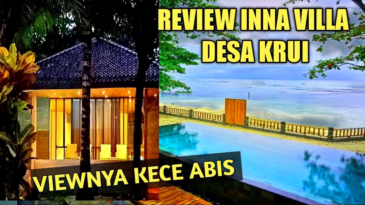 REVIEW INNAS VILLA DESA KRUI LAMPUNG ONLY 500 RB ONE ROOM. AMAZING VIEW