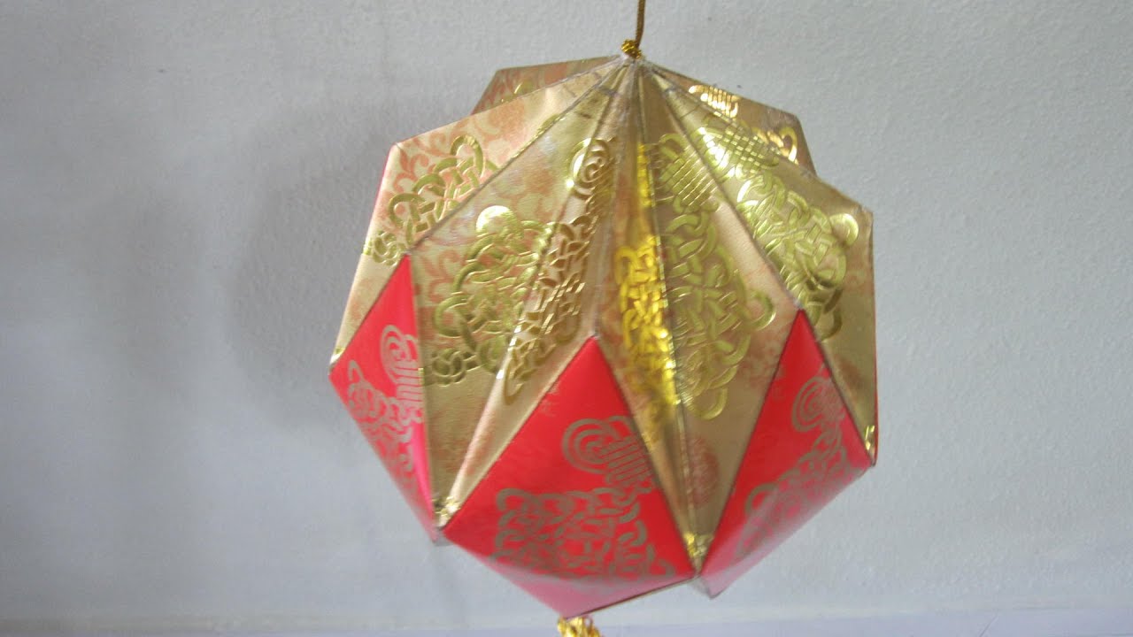 CNY TUTORIAL NO. 16 - How to make Red Packet (Hongbao) Ornamental Ball