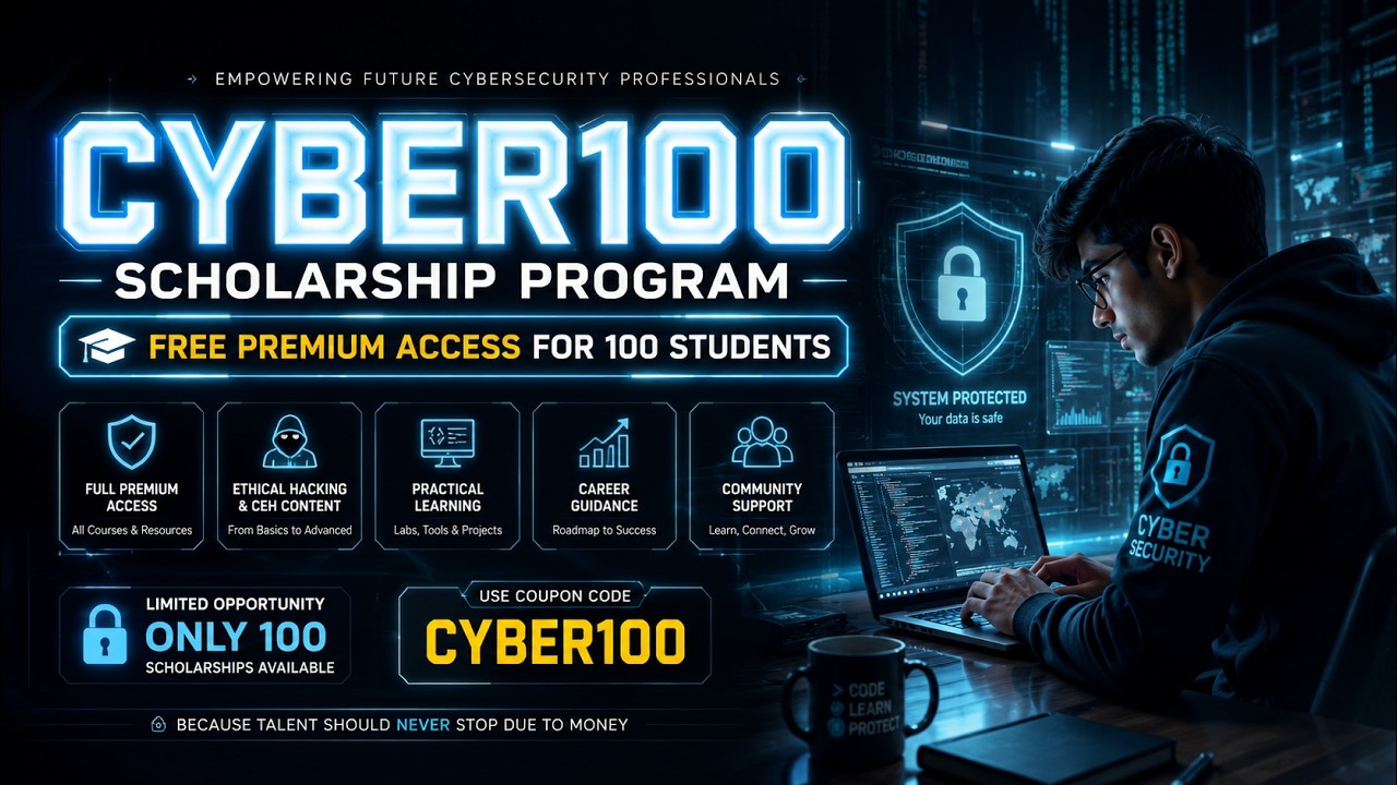 Бесплатная стипендия CEH для студентов | Промокод CYBER100
