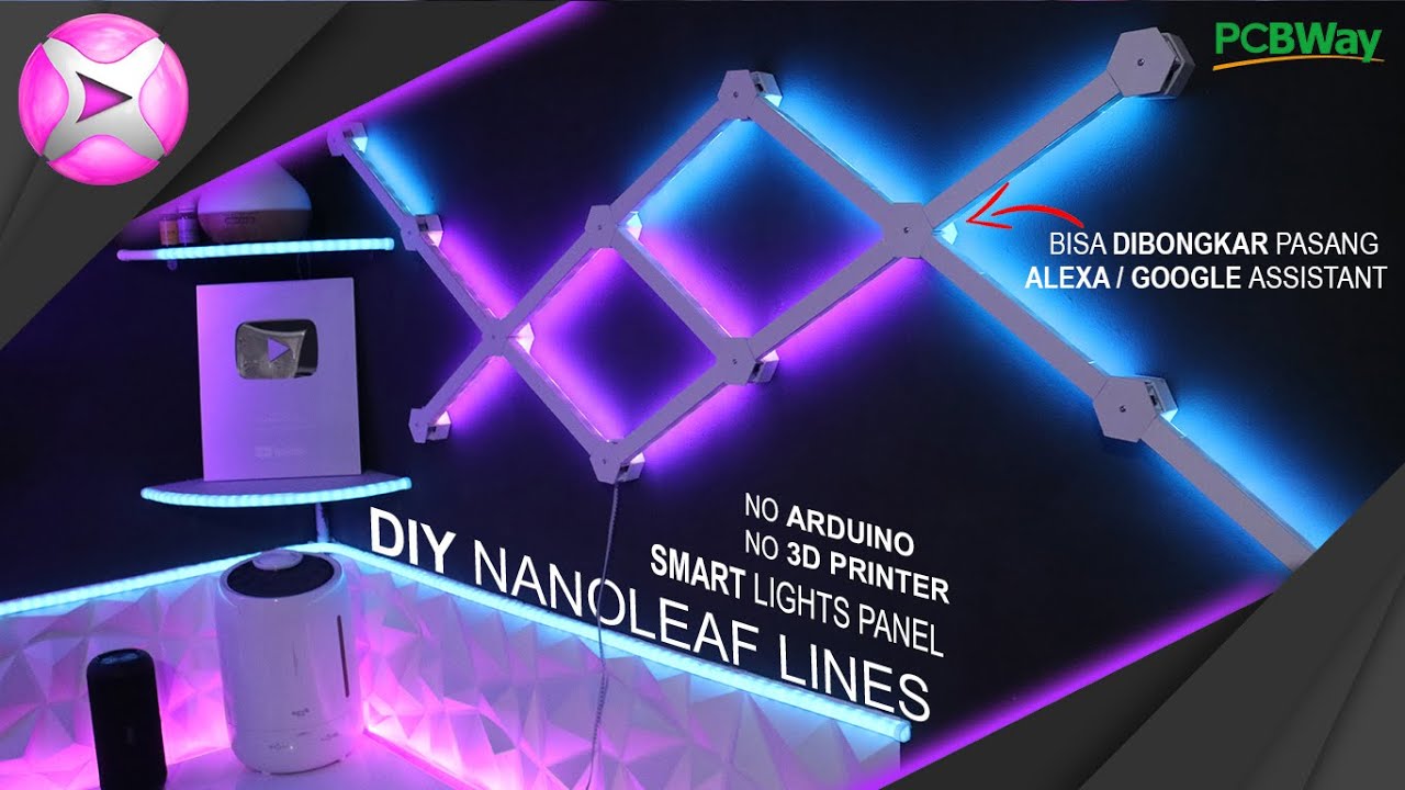 Как сделать линейные светильники Nanoleaf без 3D-принтера и Arduino