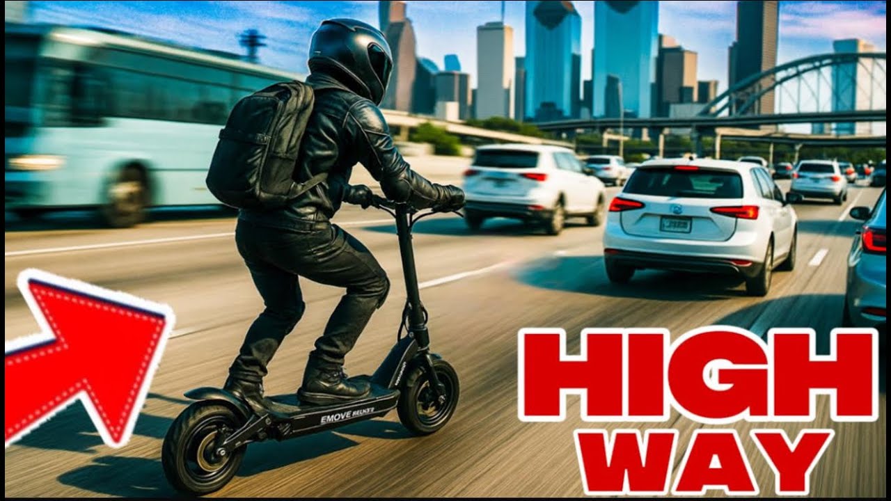 I Took My 70 MPH Scooter On the Highway and This happened! ( INMOTION RS )