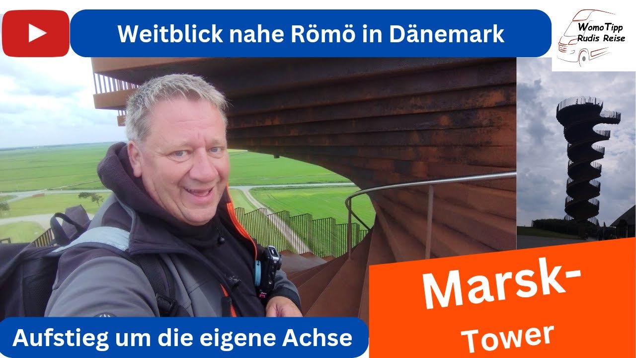 Marsk Tower - Weitblick bis nach Rømø - Wohnmobilstellplatz und Adventuregolf in Dänemark