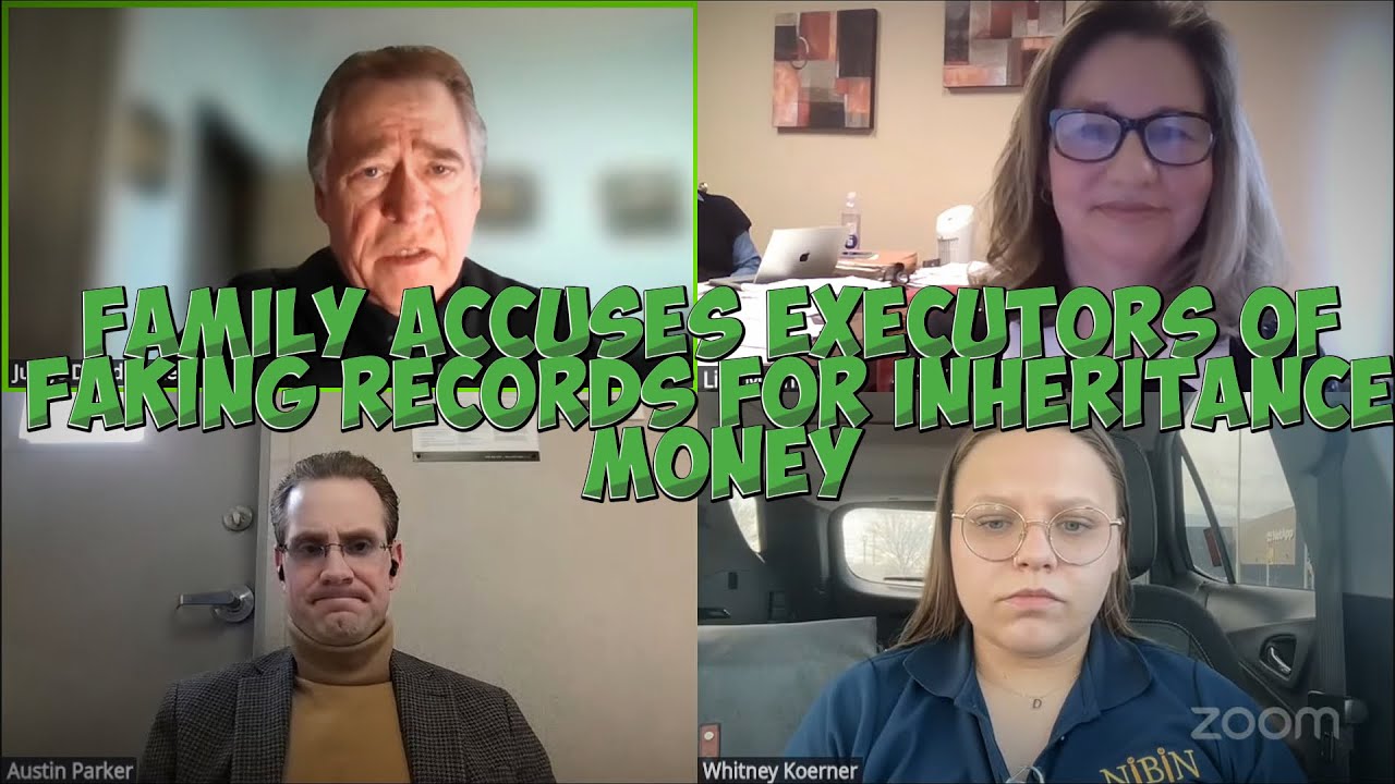 Family Accuses Executors of FAKING Records for Inheritance Money