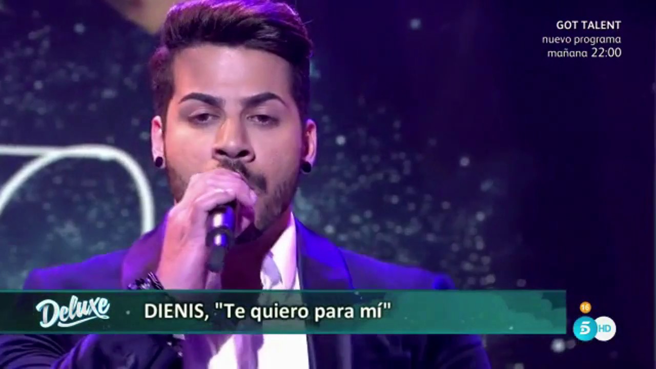 Dienis - Te quiero para mi / Salvame Delux / Tele5 España en directo
