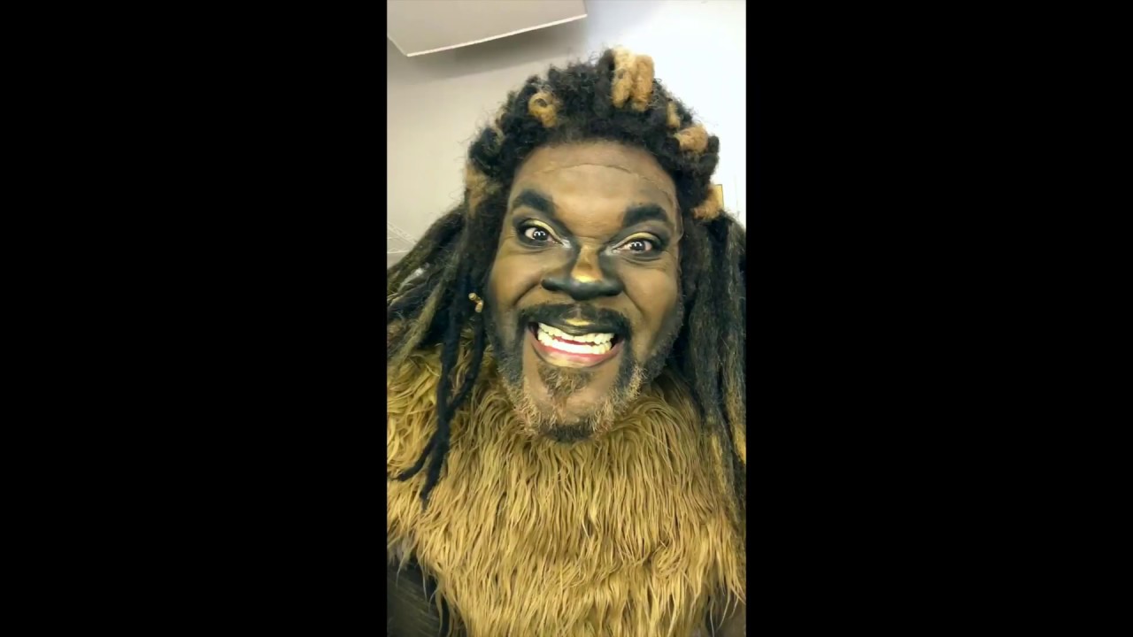 Phillip Boykin the Lion in THE WIZ at #BroadwaySacramentoMusicTheater CA