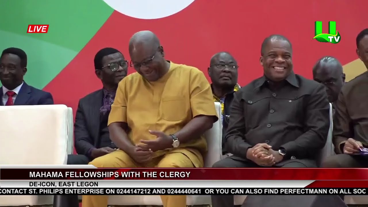 JOHN DRAMANI MAHAMA FELLOWSHIP WITH THE CLERGY 01/10/24