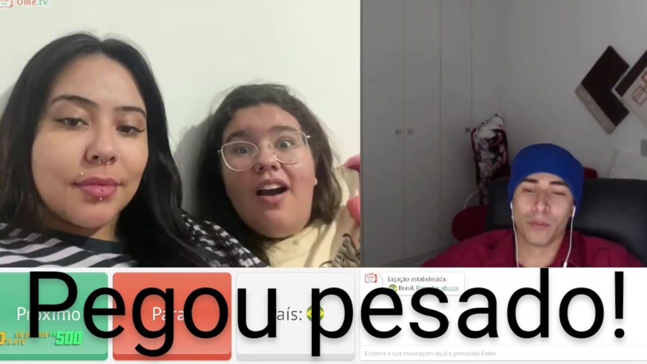 PEGOU PESADO!!! MUCALOL OMEGLE (corte de live).