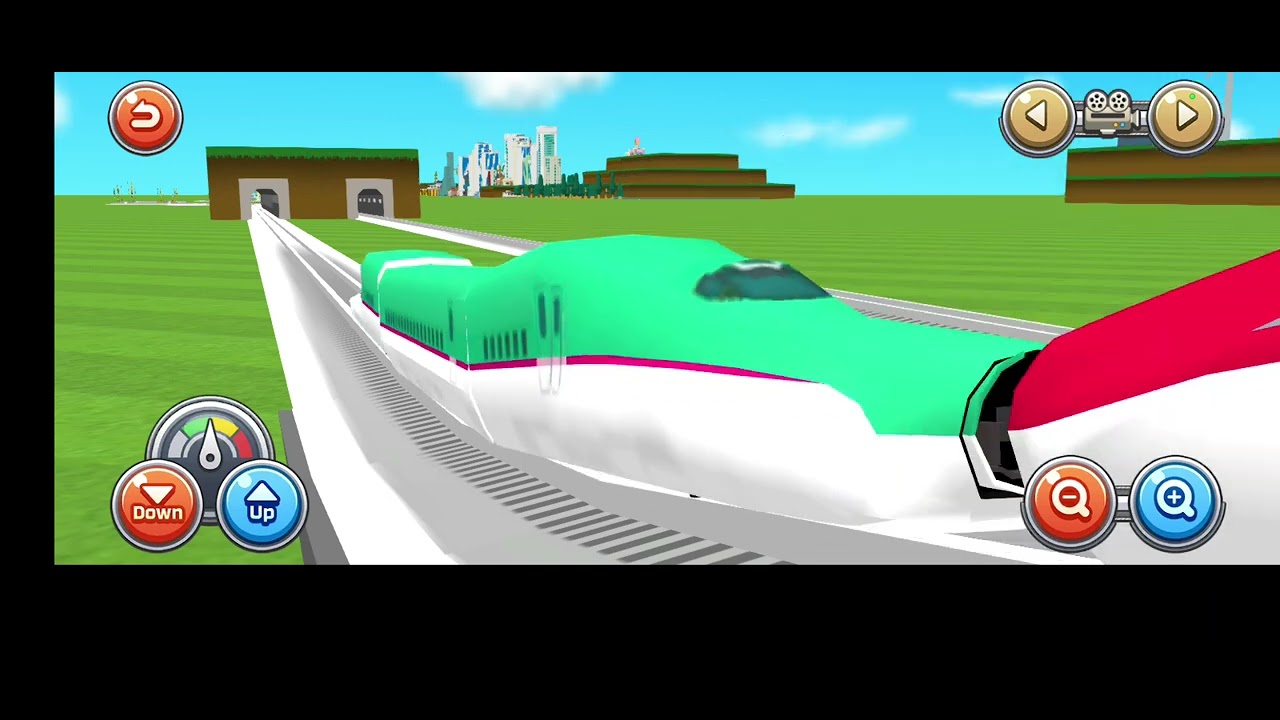 Juego el juego de trainMaker con el comachi i el hayabusa 