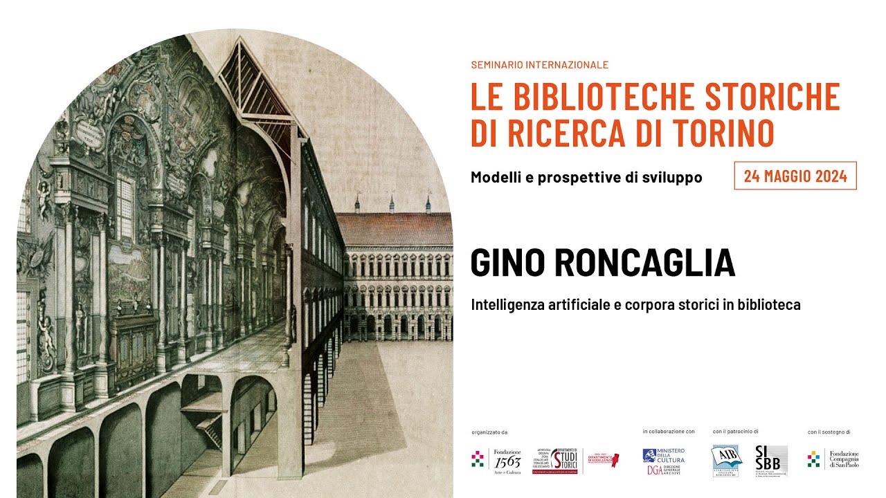 Roncaglia, Intelligenza artificiale e corpora storici in biblioteca