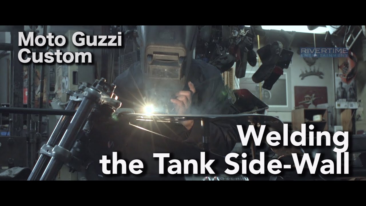 [Welding the Tank Side-Wall] Moto Guzzi Custom Shinya Kimura Motorcycle Documentary 木村信也 Los Angeles