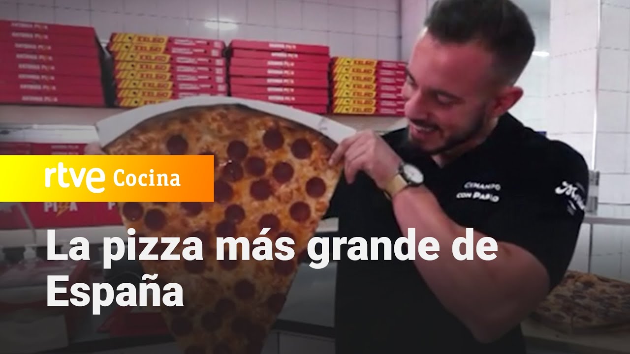 La pizza m&aacute;s grande de Espa&ntilde;a - Espa&ntilde;a Directo | RTVE Cocina
