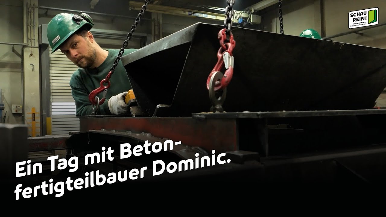 SCHAU REIN 2022 - Ein Tag mit einem Betonfertigteilbauer #industrie