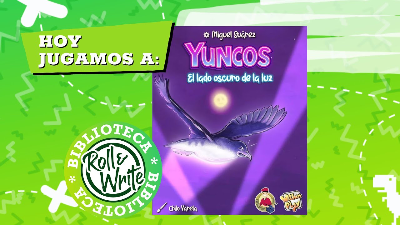 Hoy Jugamos a Yuncos -  El Lado Oscuro de la Luz en castellano (Juego de Mesa Roll & Write)