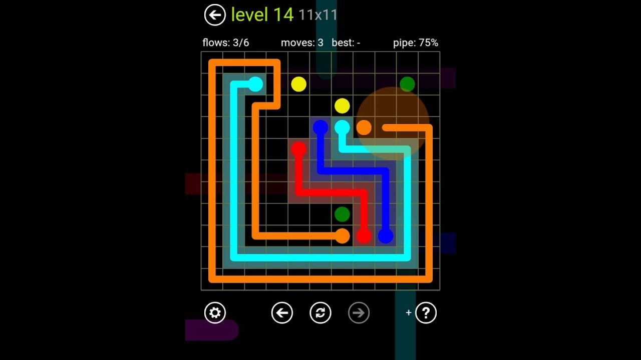 FLOW FREE extreme pack 11X11 all levels