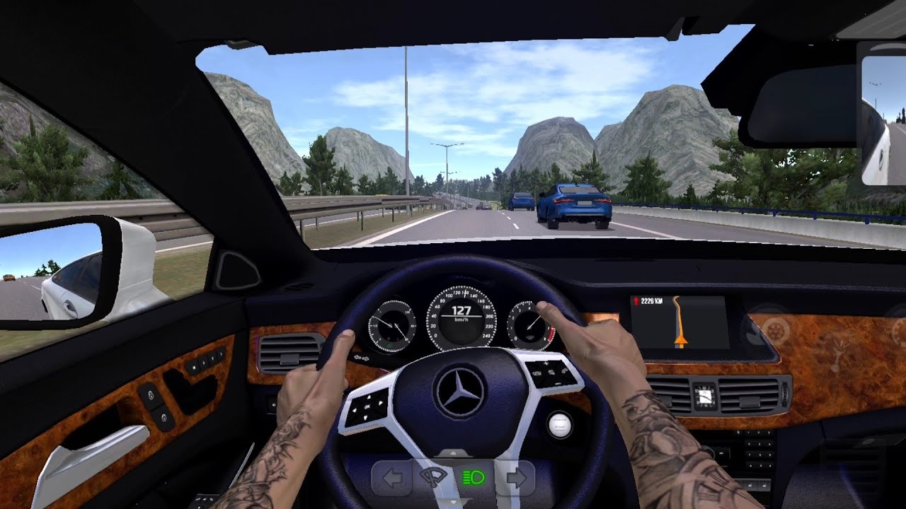 MERCEDES BENZ C63 AMG DLC MOD TRUCK SIMULATOR ULTIMATE REALISTIC GAMEPLAY 