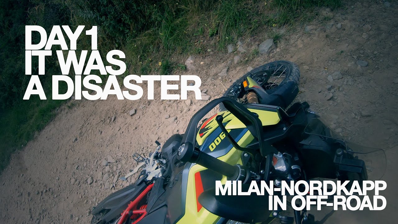Milan Nordkapp in OFF-ROAD 5500 km in 13 days across Europe  on our BMW F900 GS  EP 1 Italy Austria