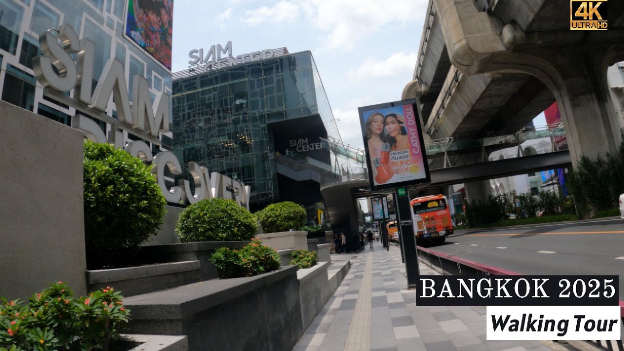 Walking Tour from MBK mall to Siam Center [4K] BANGKOK 