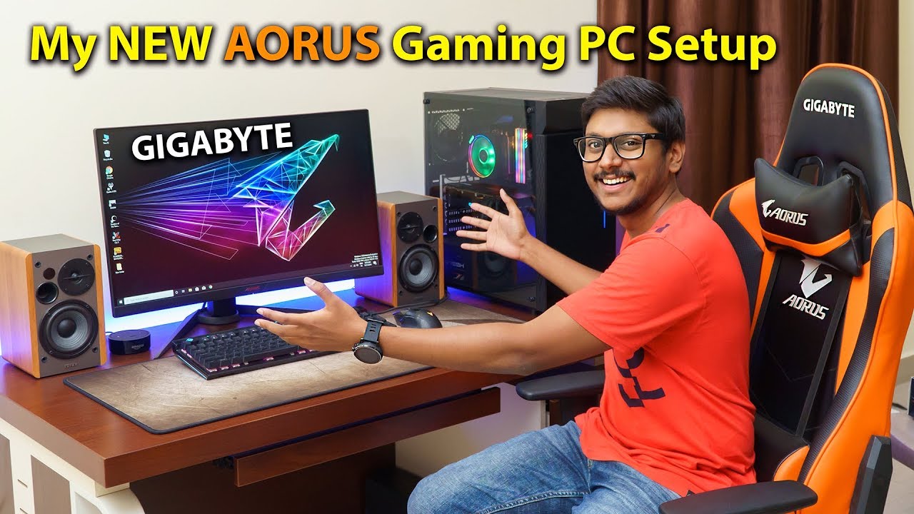 My New AORUS Gaming PC Setup 🔥 | Ultimate HDR Gaming Experience
