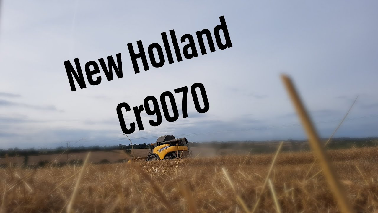 New Holland CR9070 Harvesting Winter Wheat- Drone + Gopro