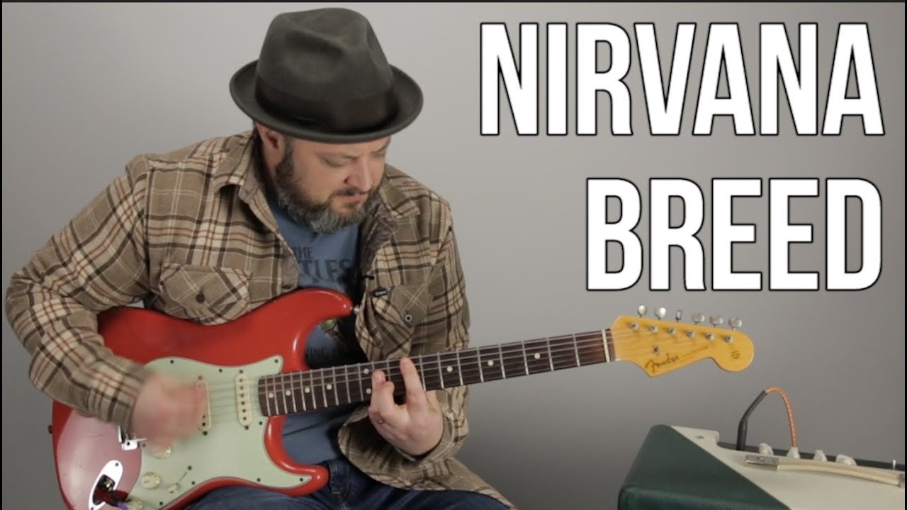 Как играть «Breed» группы Nirvana на гитаре