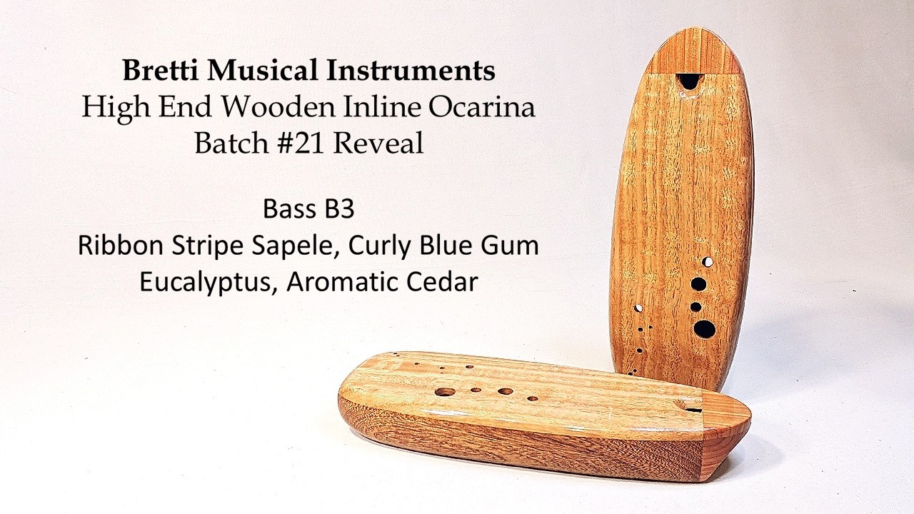 Bass B3 Inline Ocarina Batch 21 Reveal - February 2026
