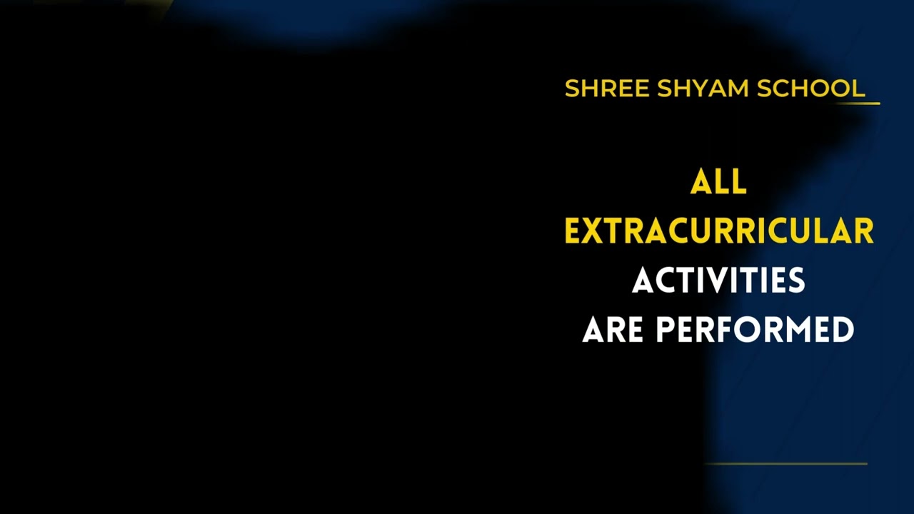 Shree Shyam School - Admission Open from Nursery to Grade - 8