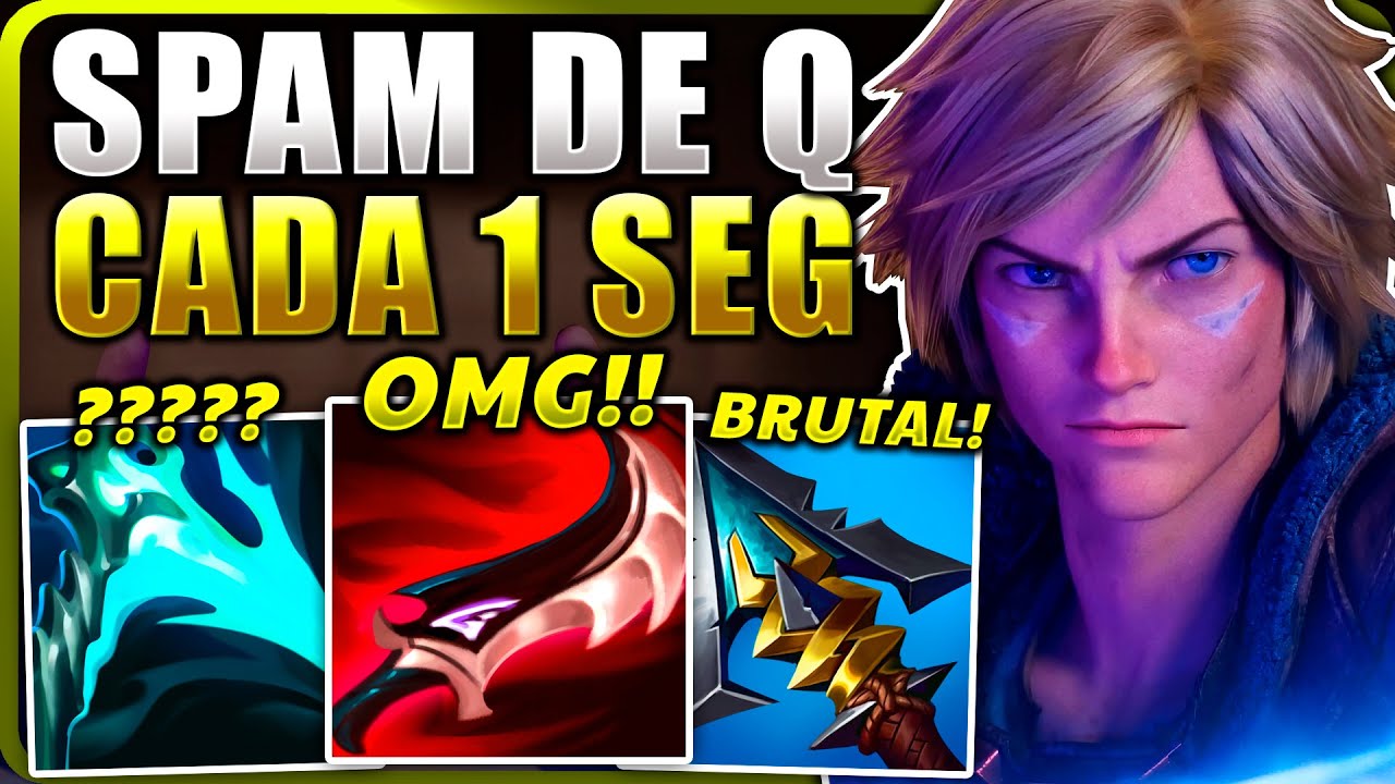 🤮¡ESTA BUILD de EZREAL te HARÁ PARECER un HACKER al SPAMEAR 1 Q CADA 1 SEGUNDO! *DA BASTANTE ASCO*