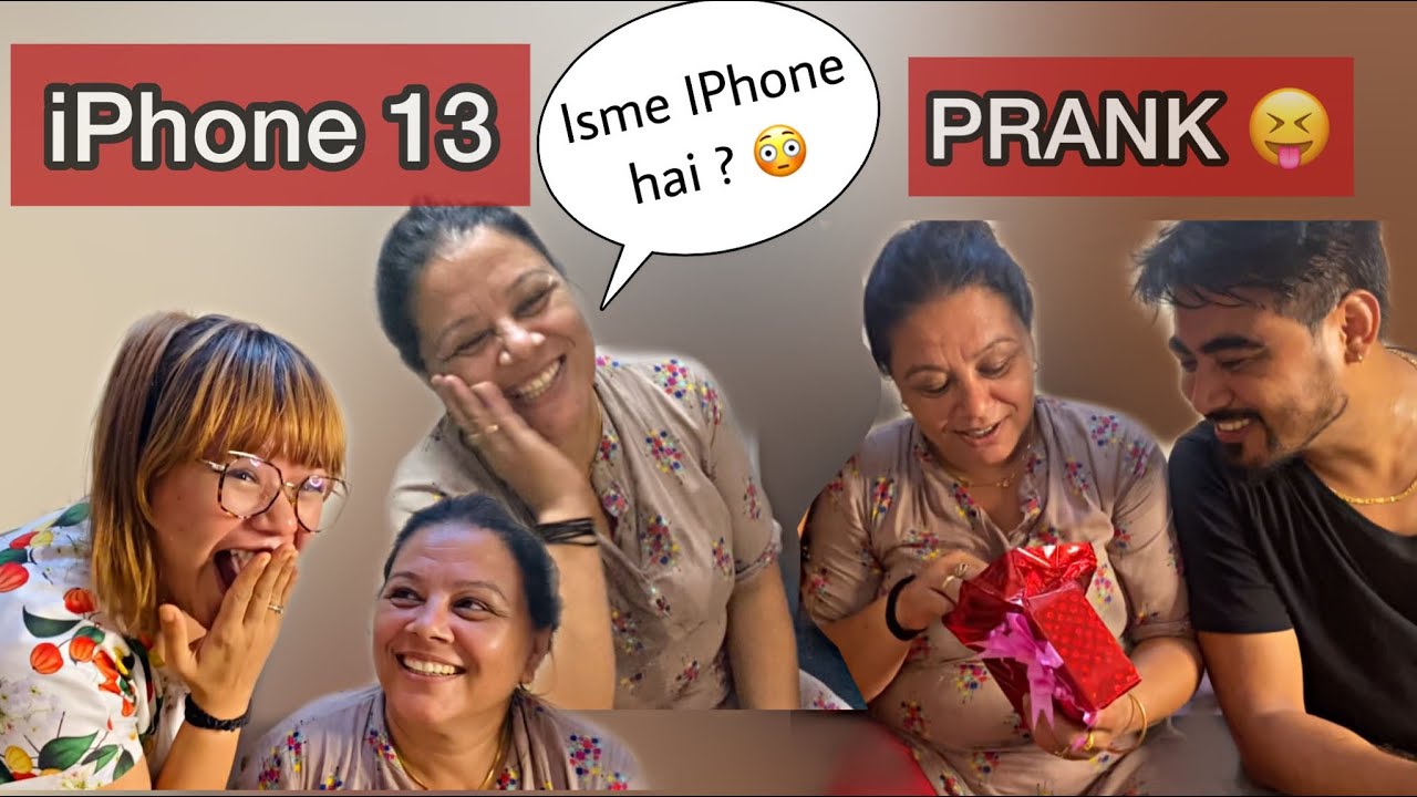IPhone13 Prank With Mom *Failed* 🤣 | Rowhi Rai