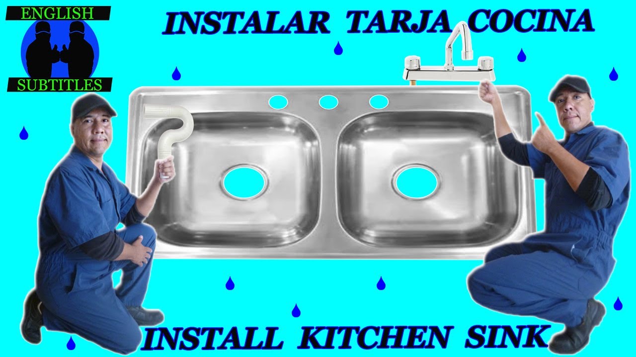 Como Instalar TARJA de COCINA (CURSO COMPLETO) - How to Install a KITCHEN SINK (COMPLETE COURSE)