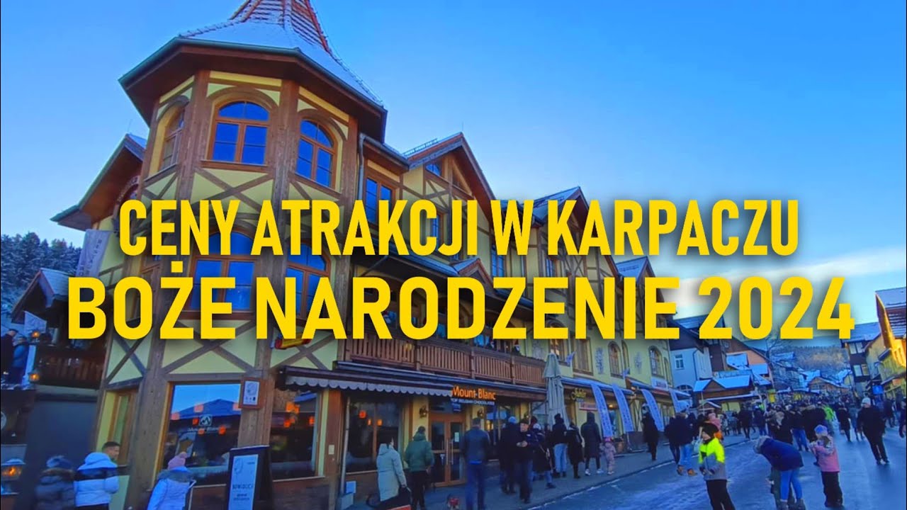 CENY ATRAKCJI W KARPACZU  ŚWIĘTA BOŻEGO NARODZENIA 2024 #travel #christmas